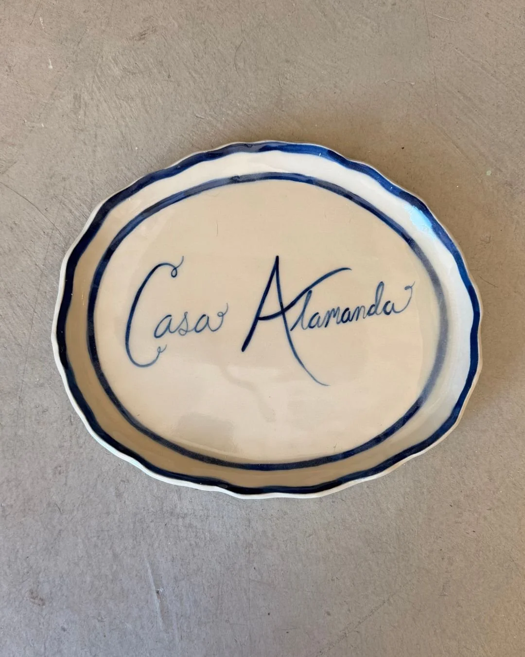 SAMPLE Customized Florence Dinner Plate