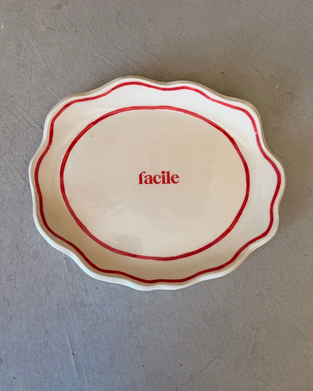 SAMPLE Facile Florence Dinner Plate