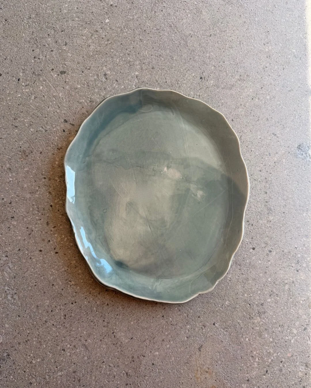 SAMPLE Florence Petite Plate in Mist