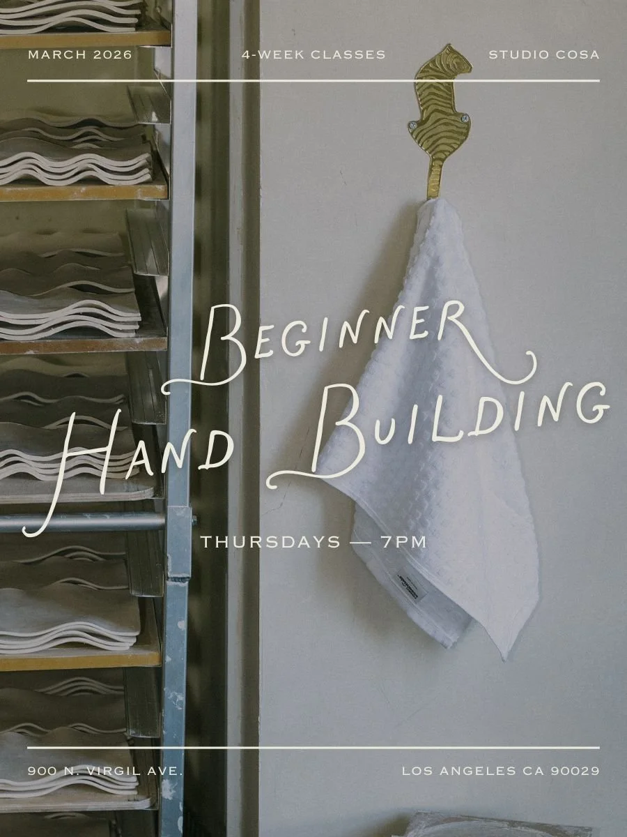 Beginner Handbuilding | Thursdays 7pm (March)