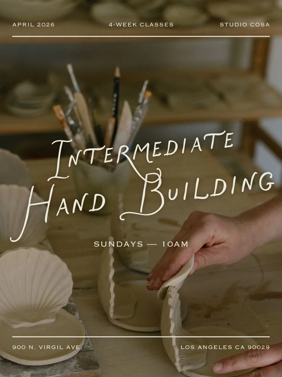 Intermediate Handbuilding | Sundays 10am (April)