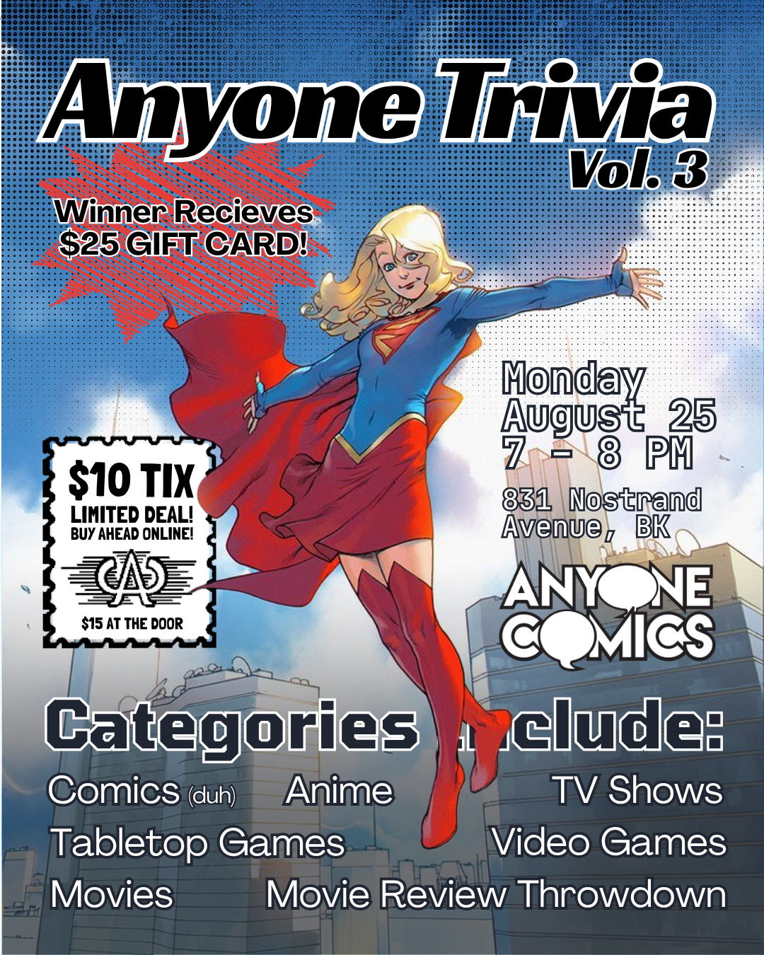 Anyone Comics Trivia Volume 3!
