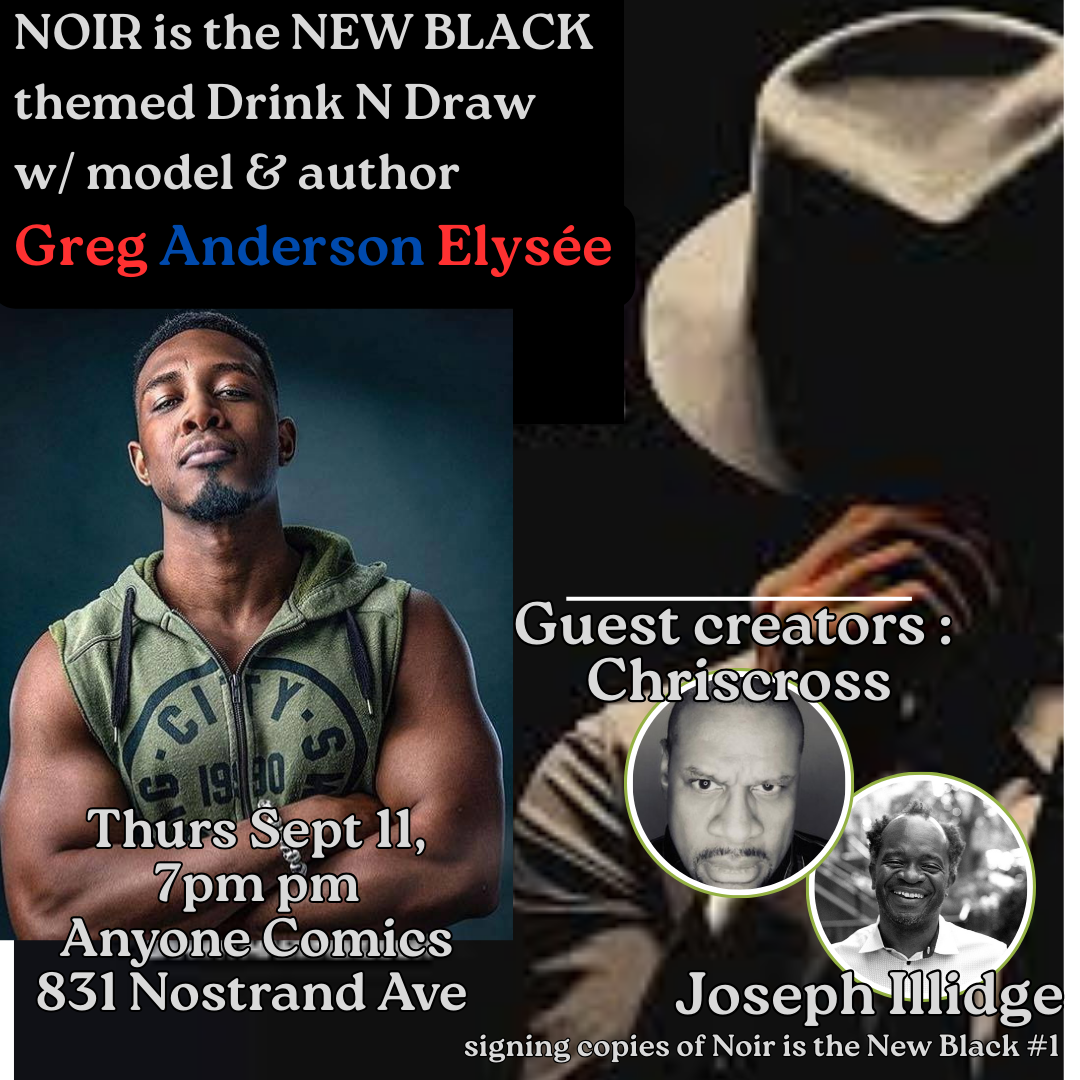 Drink N' Draw September: Noir is the New Black