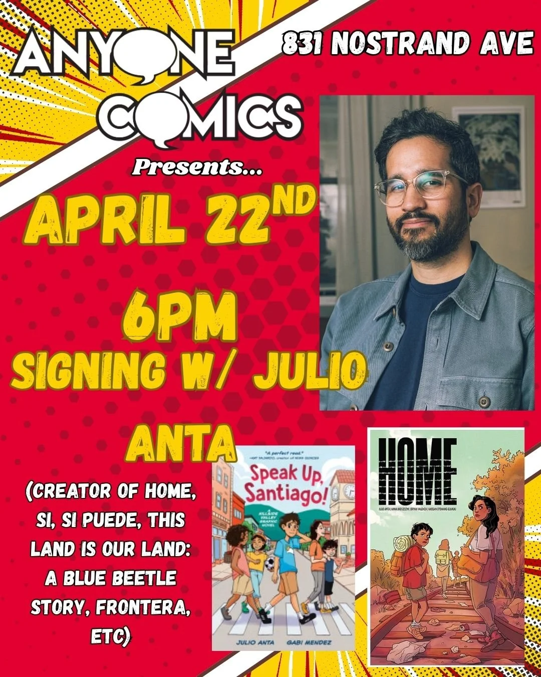 Signing w/ Julio Anta