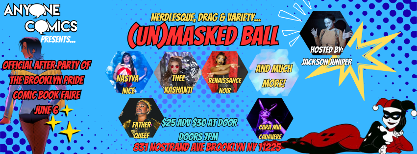 (Un)Masked Ball! Brooklyn Pride Comic Book Fair After Party 2026