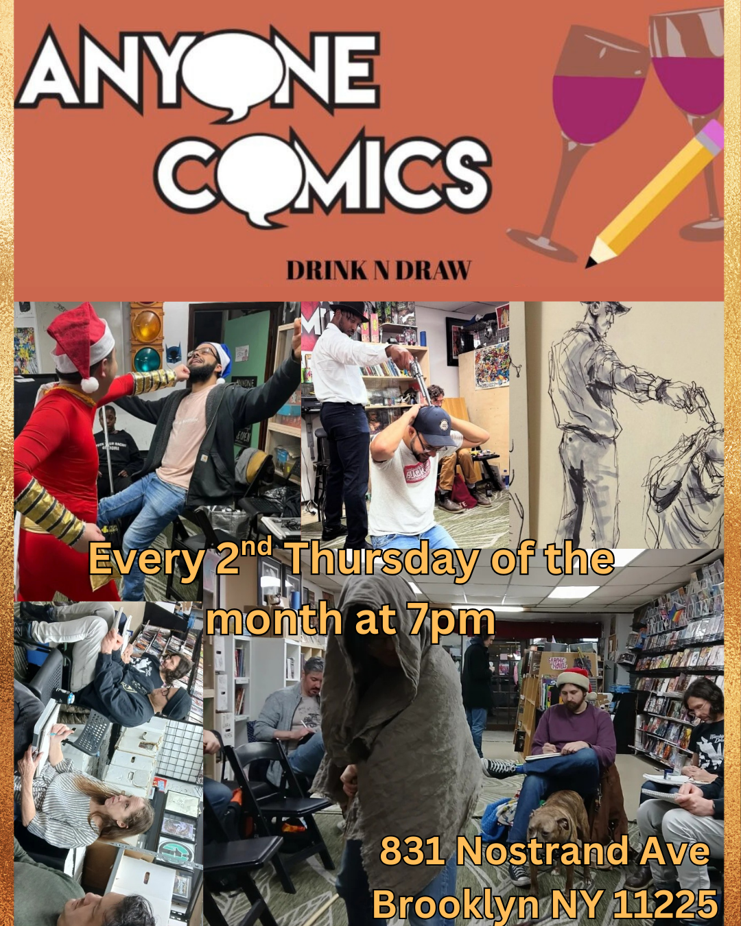 July Drink N Draw 
