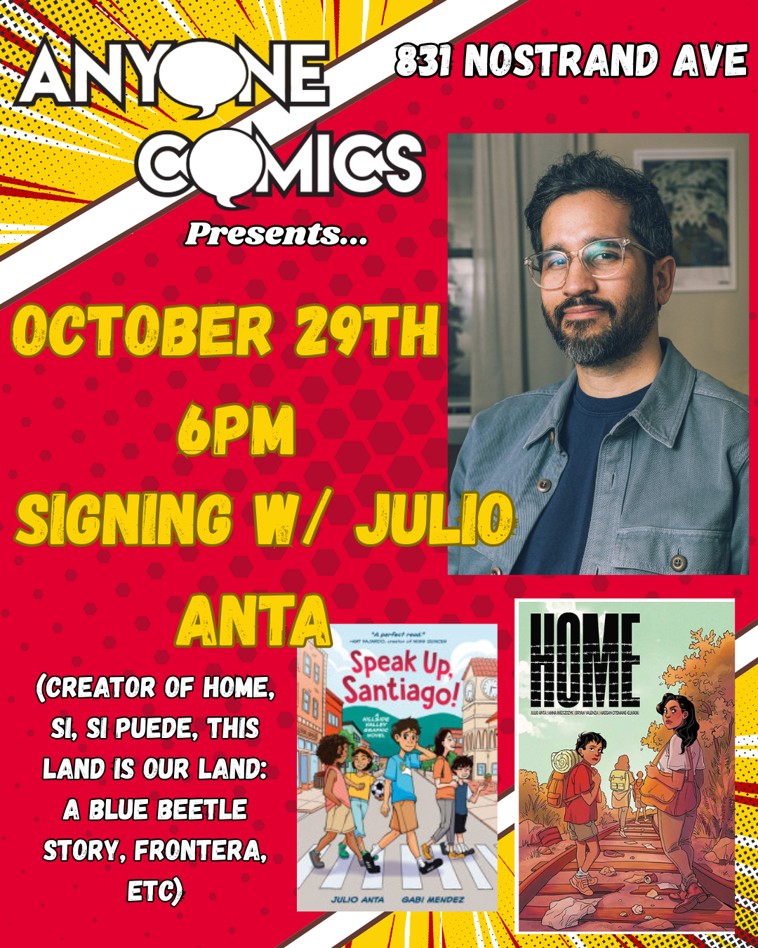 Signing w/ Julio Anta
