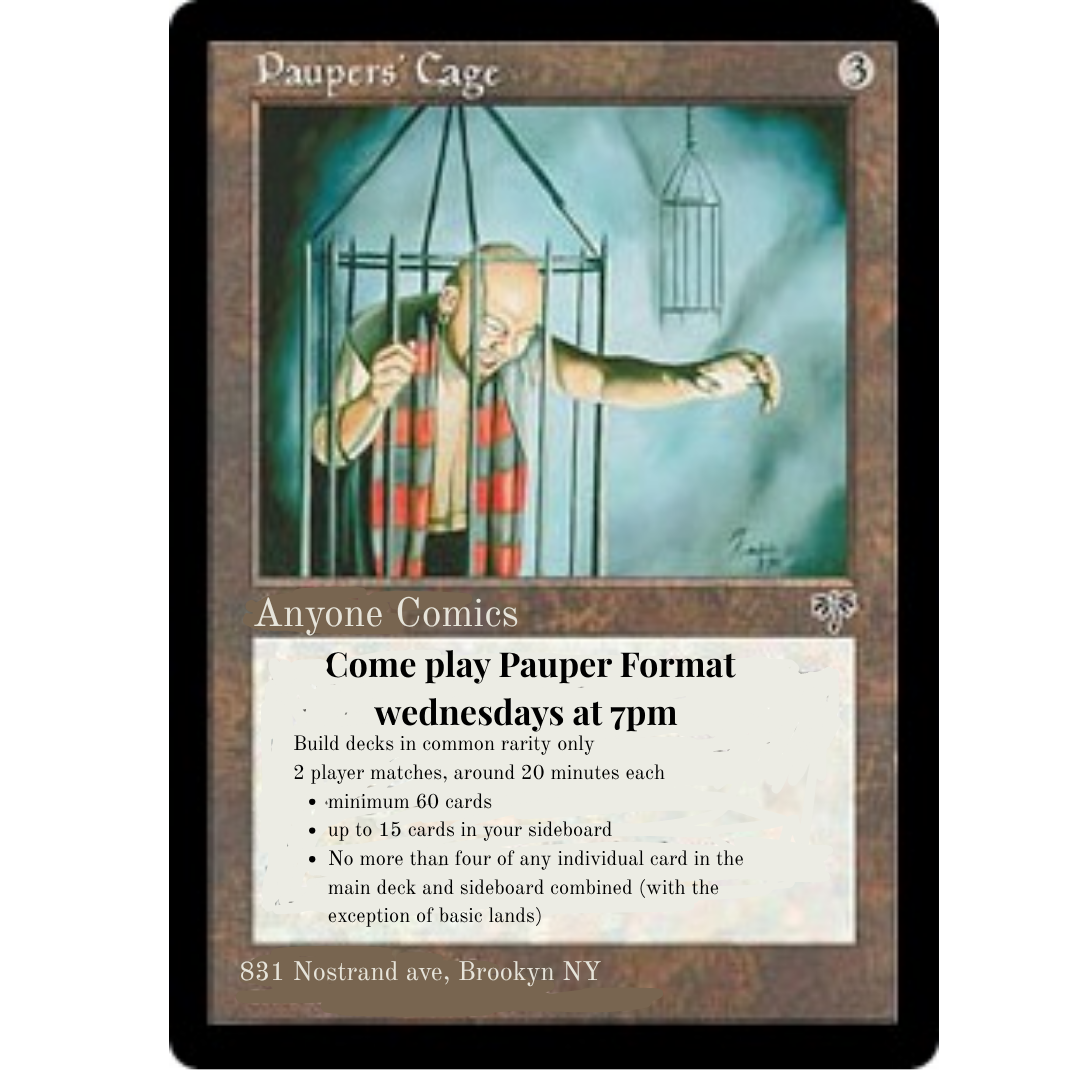 Anyone comics presents MTG pauper!