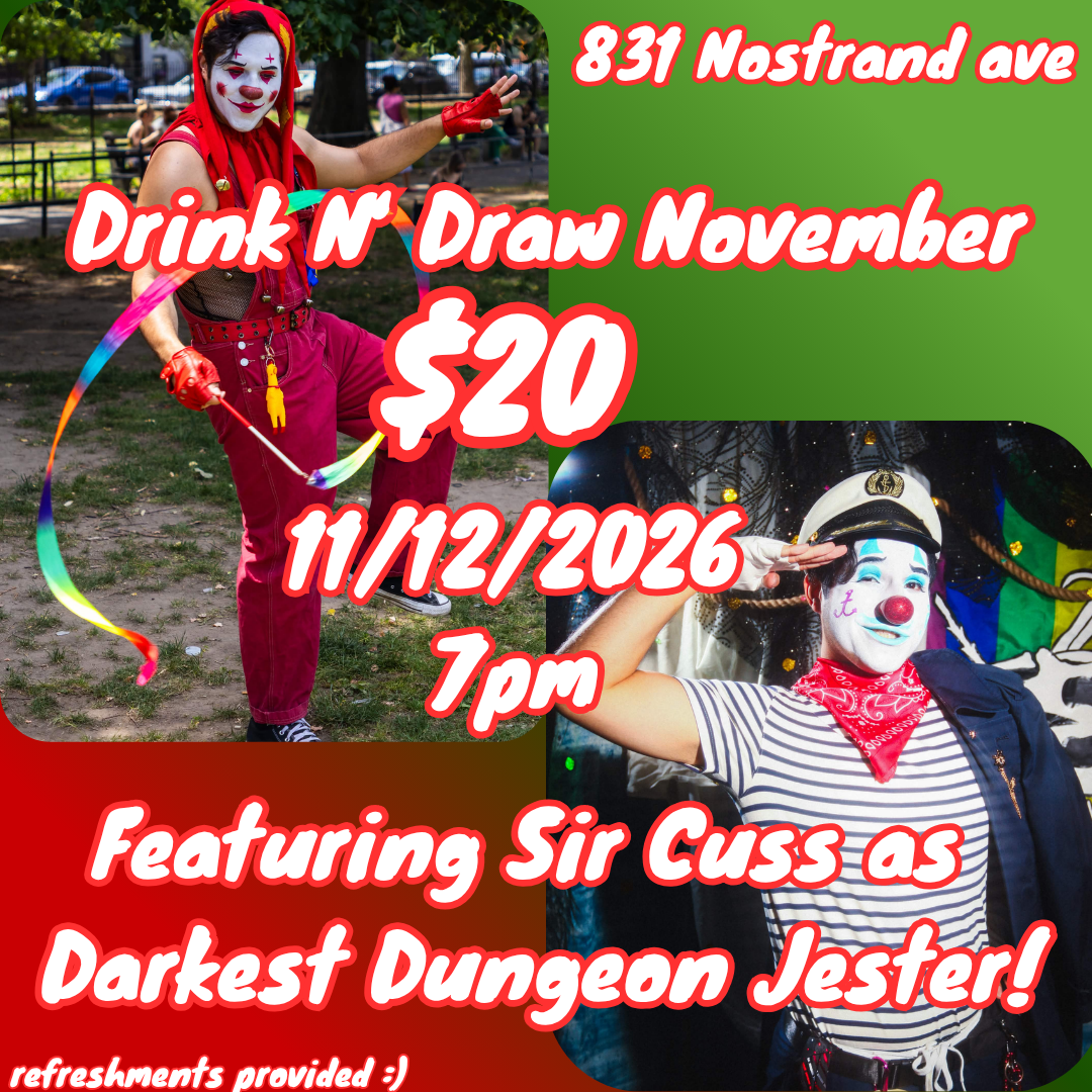 November Drink N Draw w/ Sir Cuss