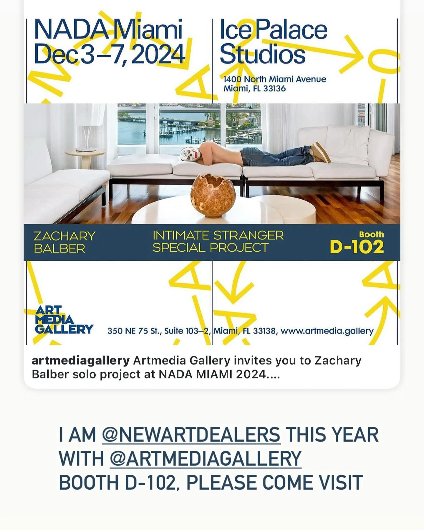 I am so pleased to announce my solo presentation @newartdealers this year @icepalacestudios with @artmediagallery Please make sure to come visit our booth D-102. This is a new curation of this body of work that illuminates the contradictions within m