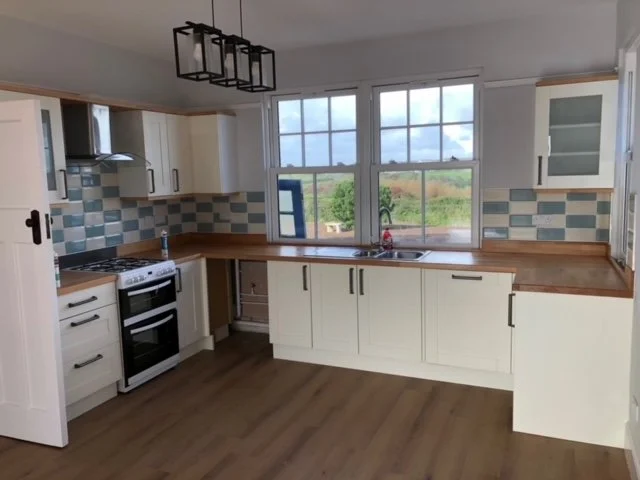 A newly installed kitchen