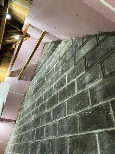 The fireproof partition wall built by our team