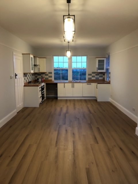 A newly installed kitchen