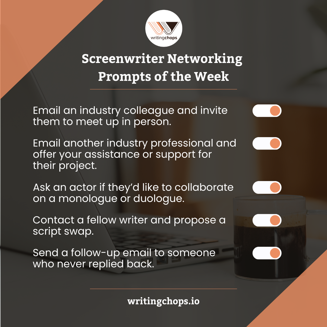 Screenwriter Networking Prompts