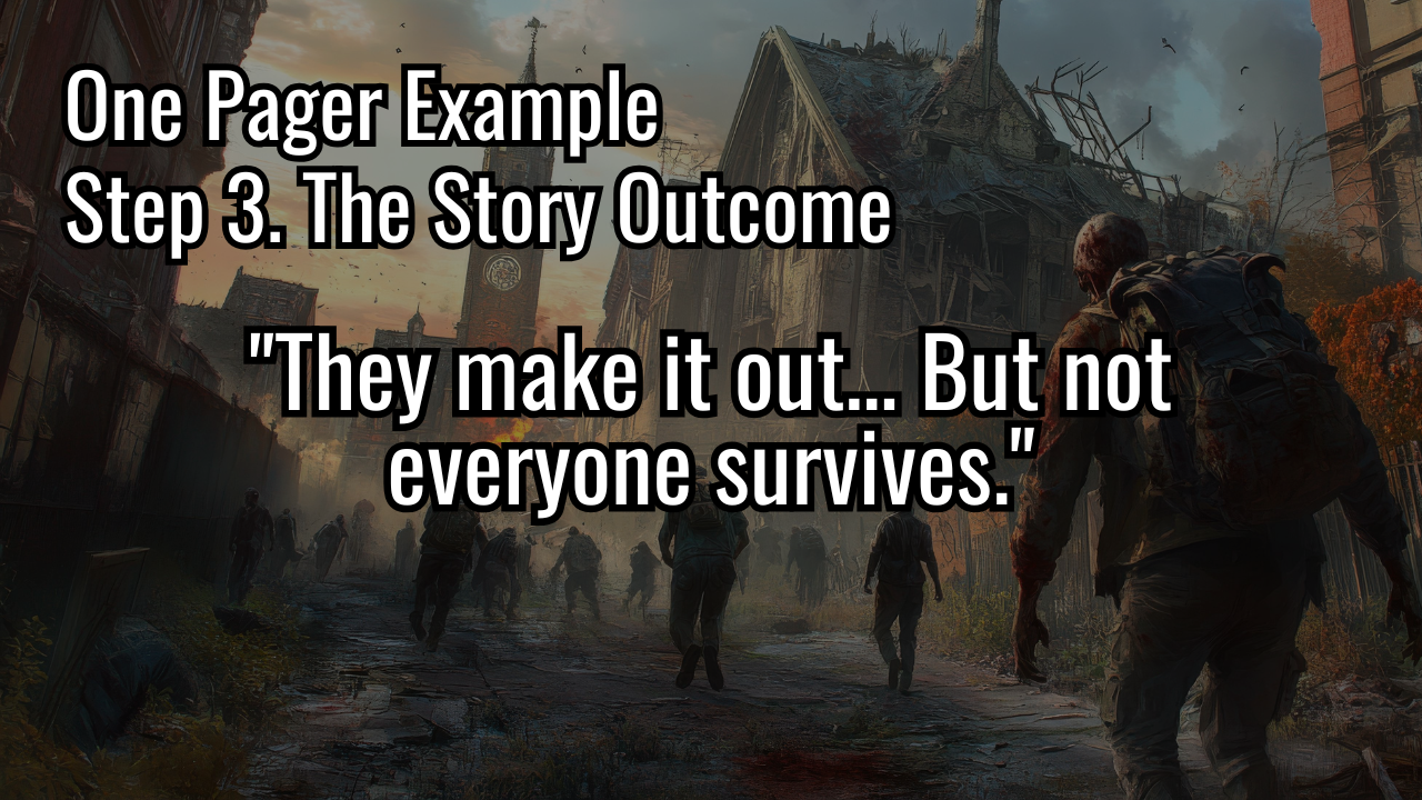 screenplay one-pager