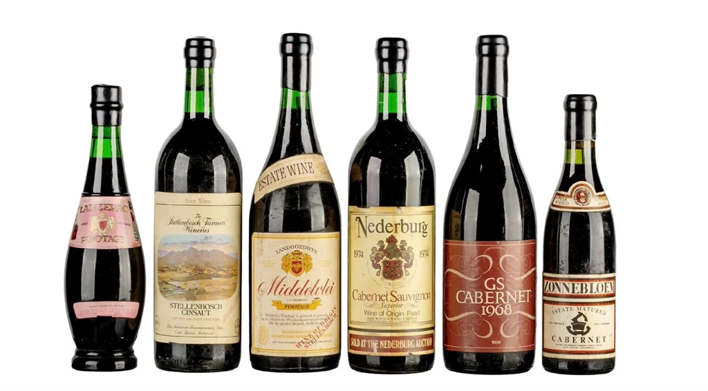 These historic SA wines, some from the 1940s, are up for auction - and may fetch R40,000 per bottle