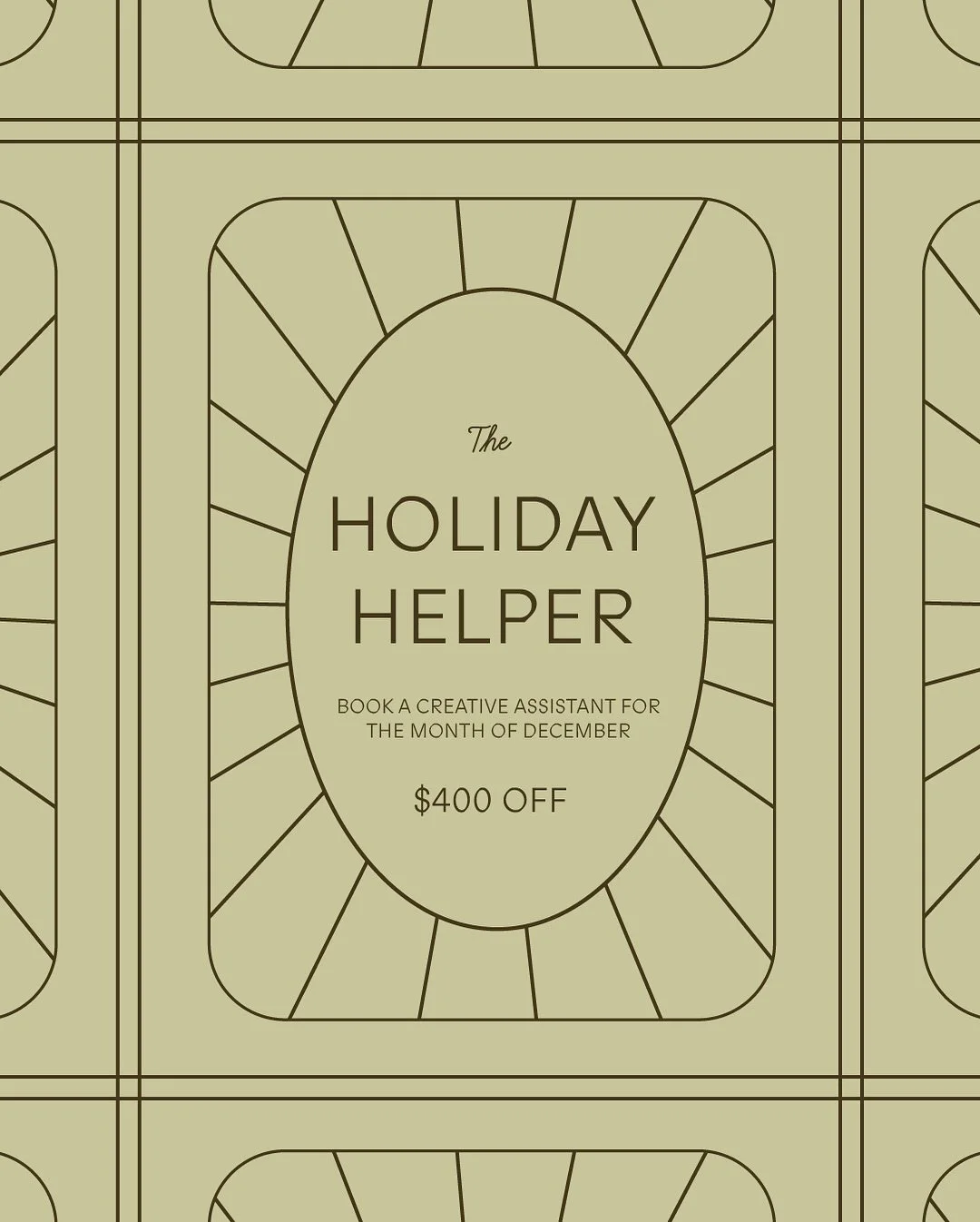 Your very own creative assistant, at the fraction of the cost.

This is for the small business owners that I love (and relate to), trying to do it all. Cute Christmas cards &amp; packaging, emails that convert, ads that attract, new leads for the new