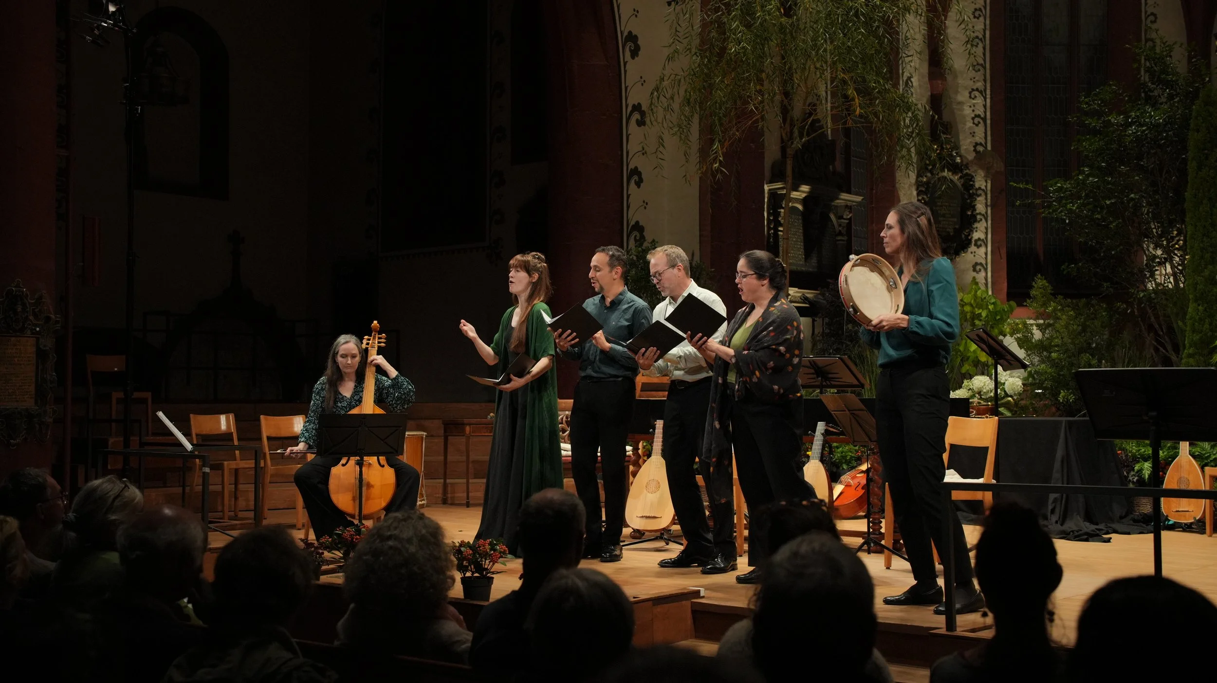 Performing with ReRenaissance in Basel's Martinskirche, 2025