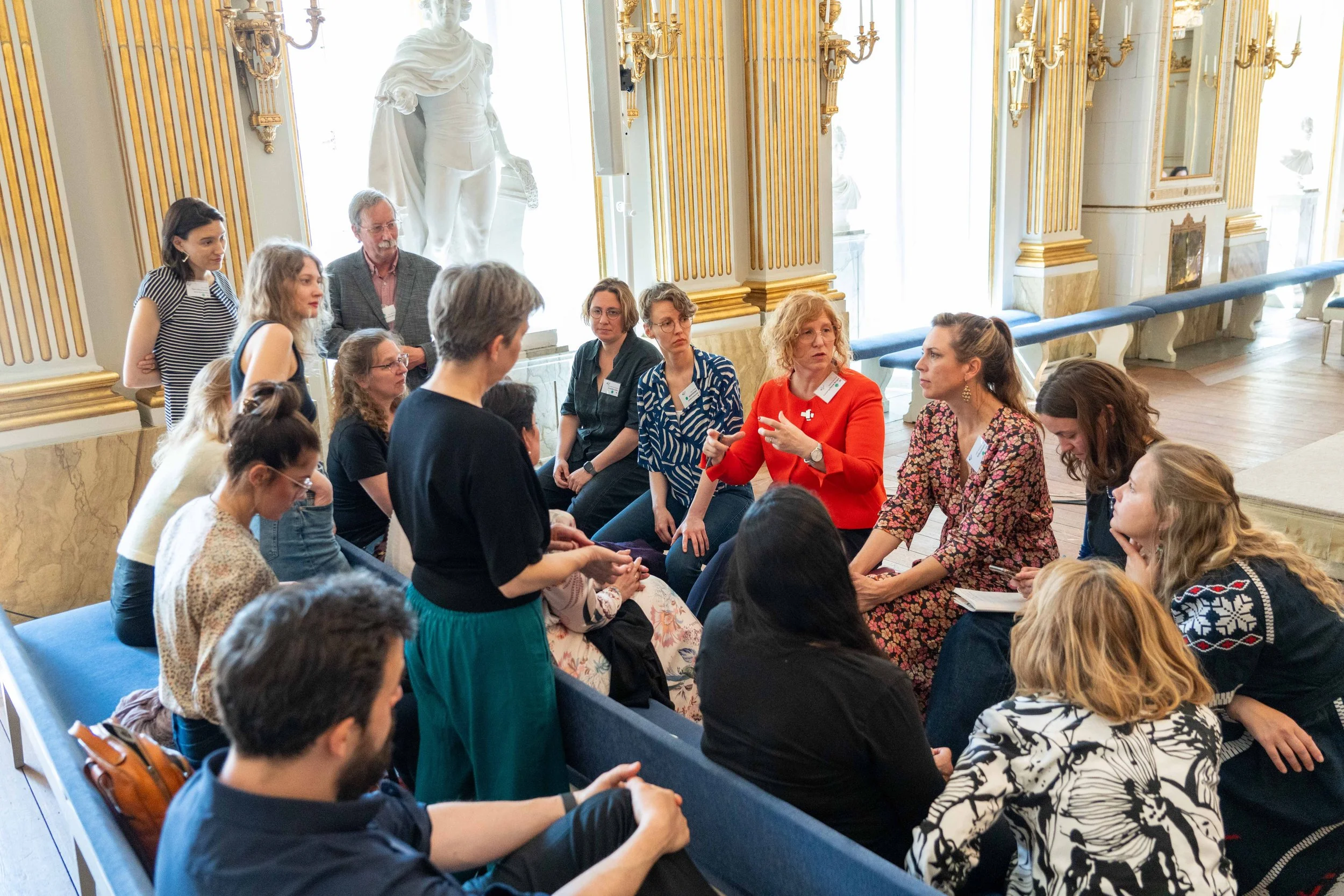 Holly Scarborough meets with other early music leaders at the REMA General Assembly in Stockholm, 2024