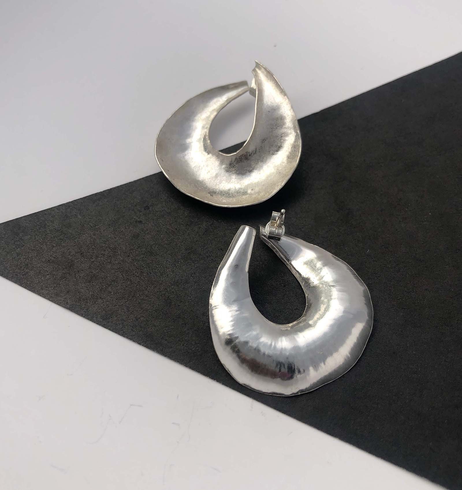 Modern Rutil quartz gemstone sterling silver earrings at ?2950 | Azilaa