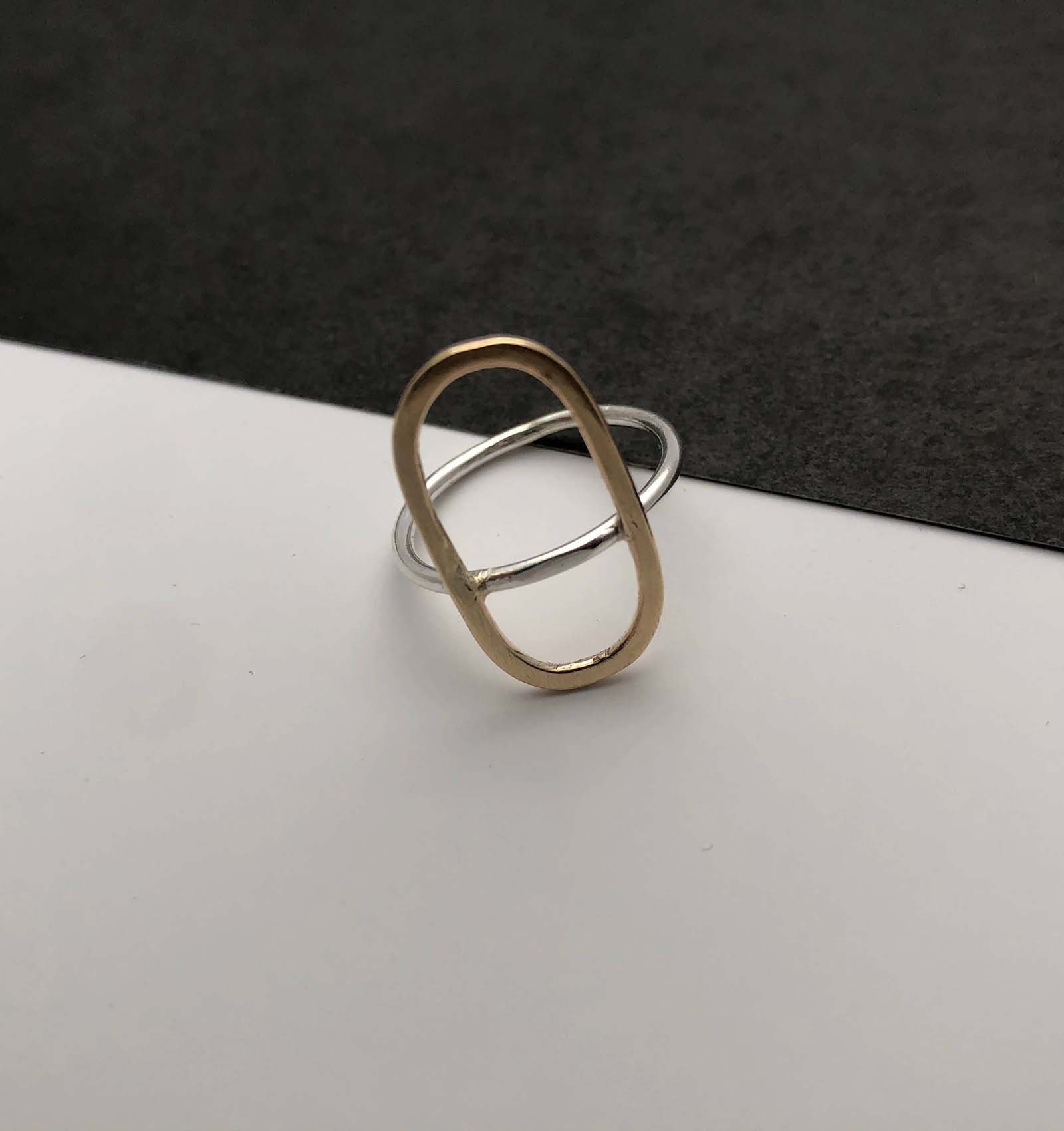 Hammered Silver Wrap Ring — Ange B Designs