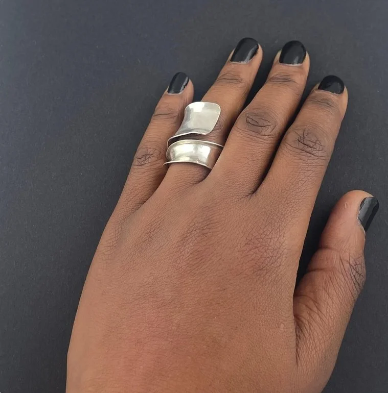 Silver 'Flow' Ring