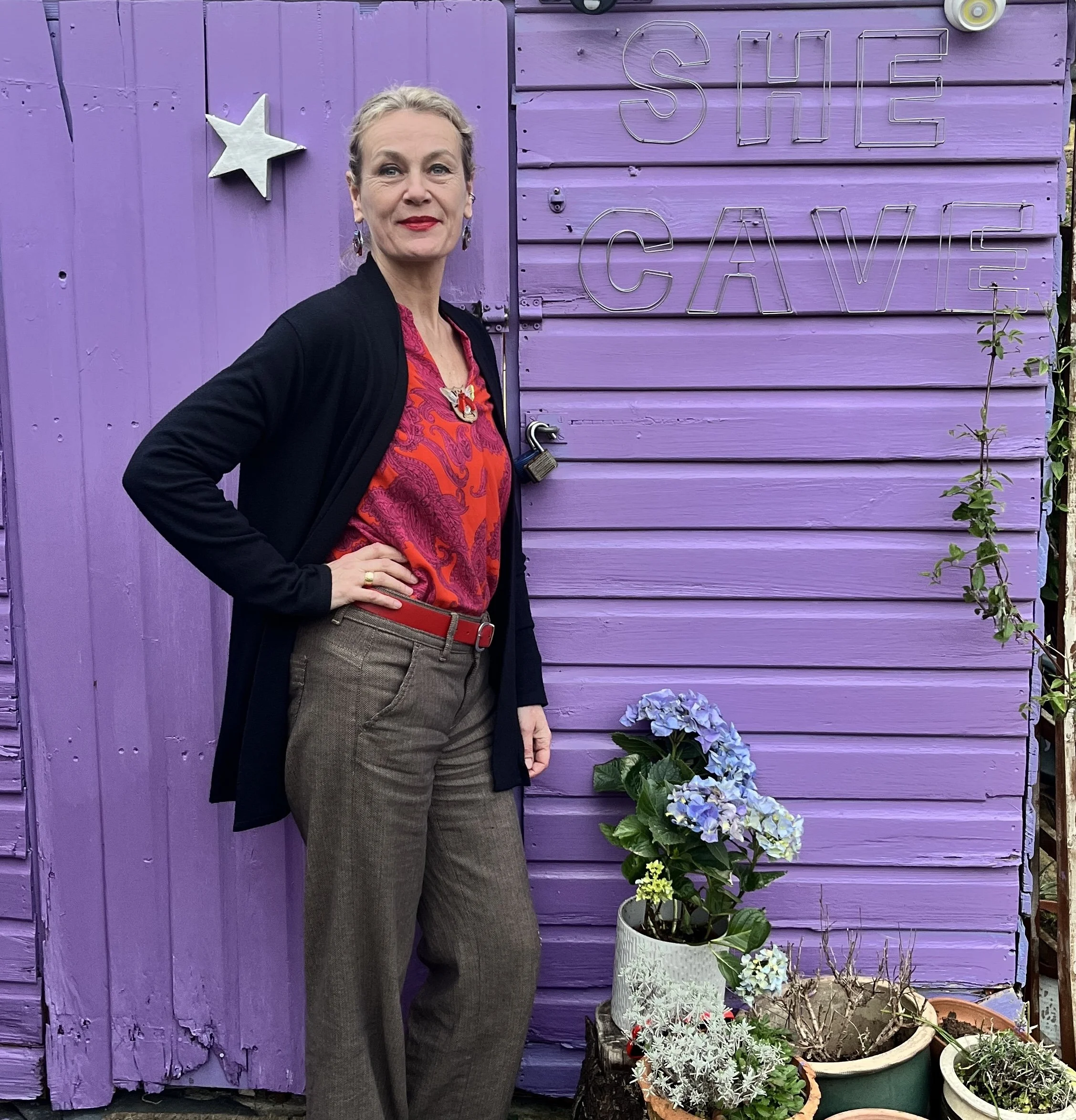 Daniela outside the She Cave .jpg