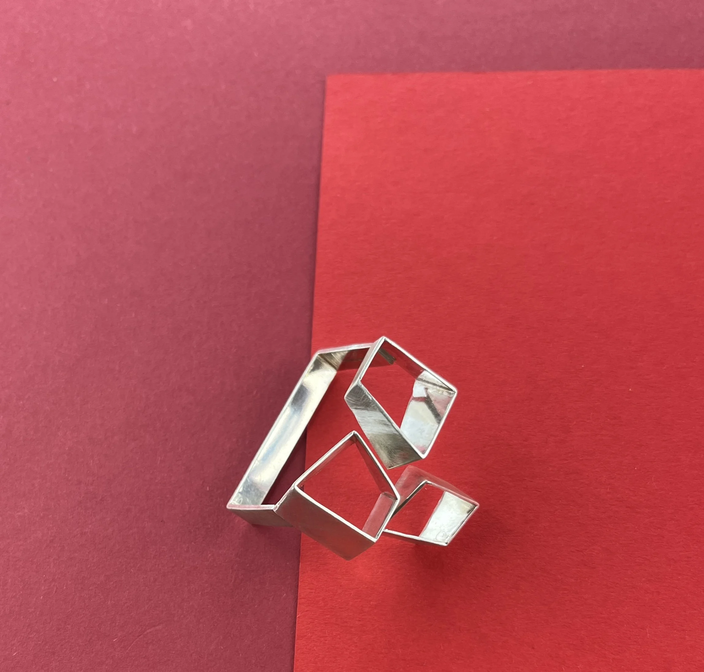 One of A Kind Large Geometric Ring