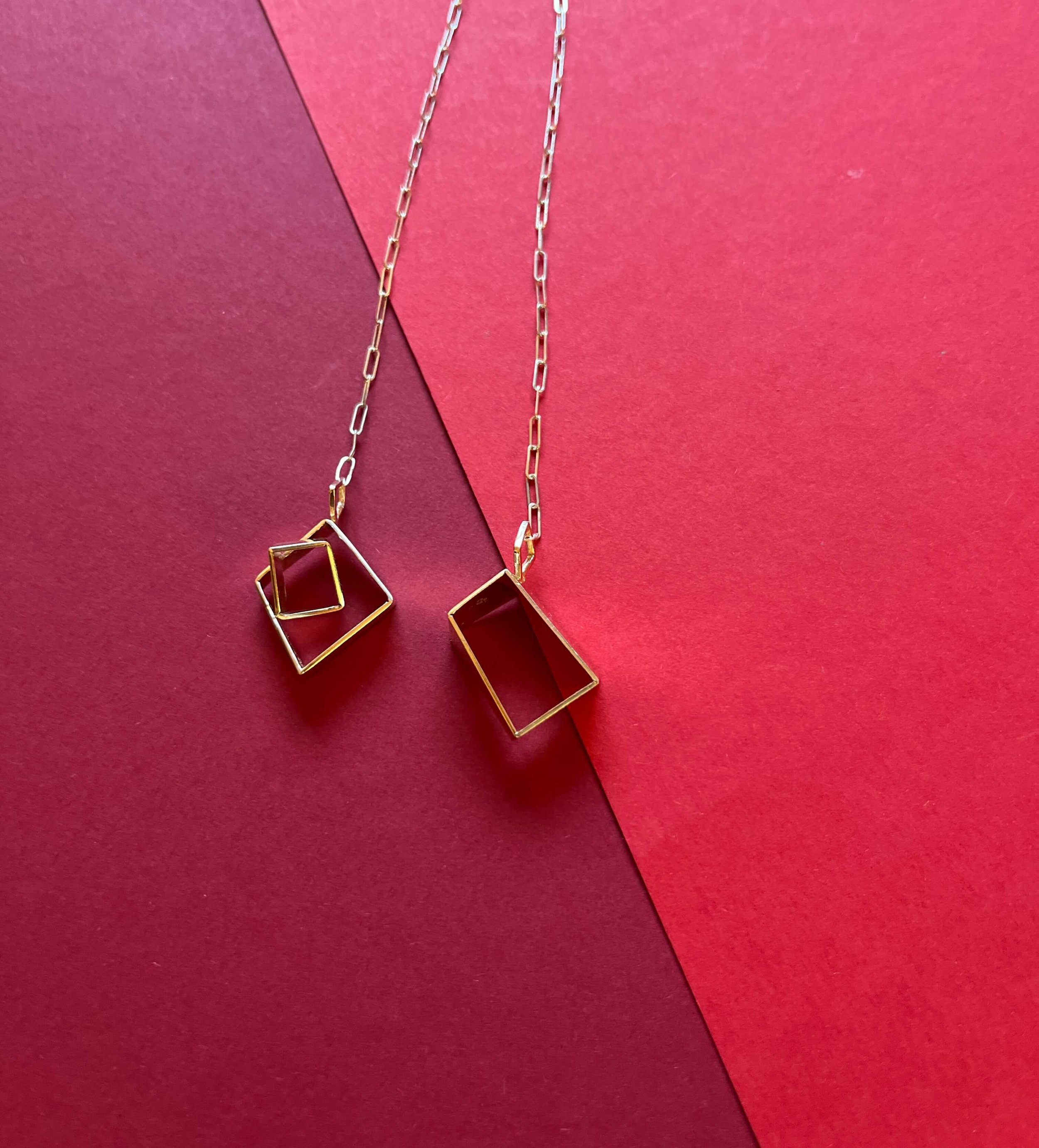 14 Carat Gold Pendant with Silver Chain
