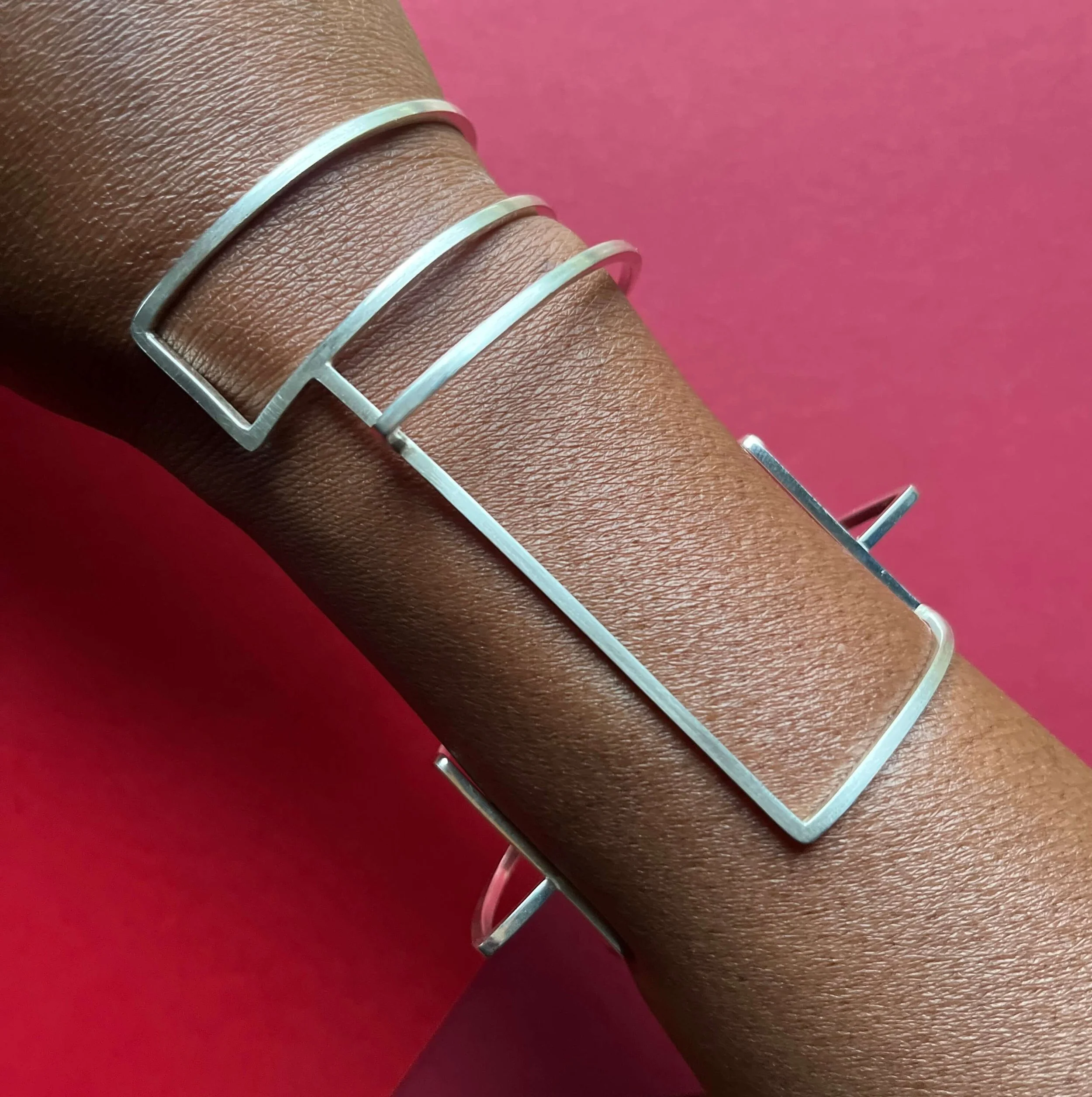 One-of-a-kind Silver Cuff Bracelet