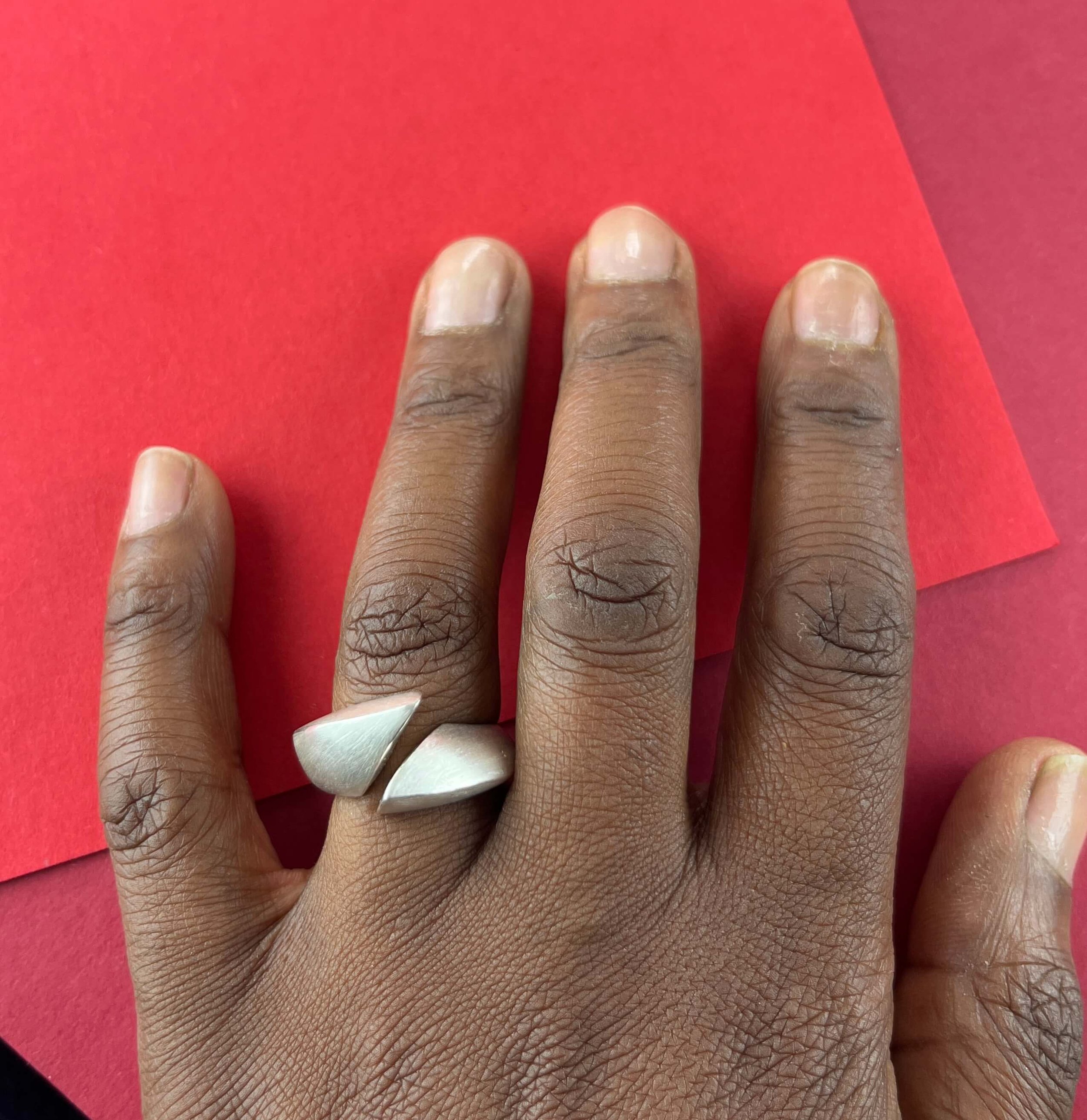 Adjustable Silver Ring Handmade