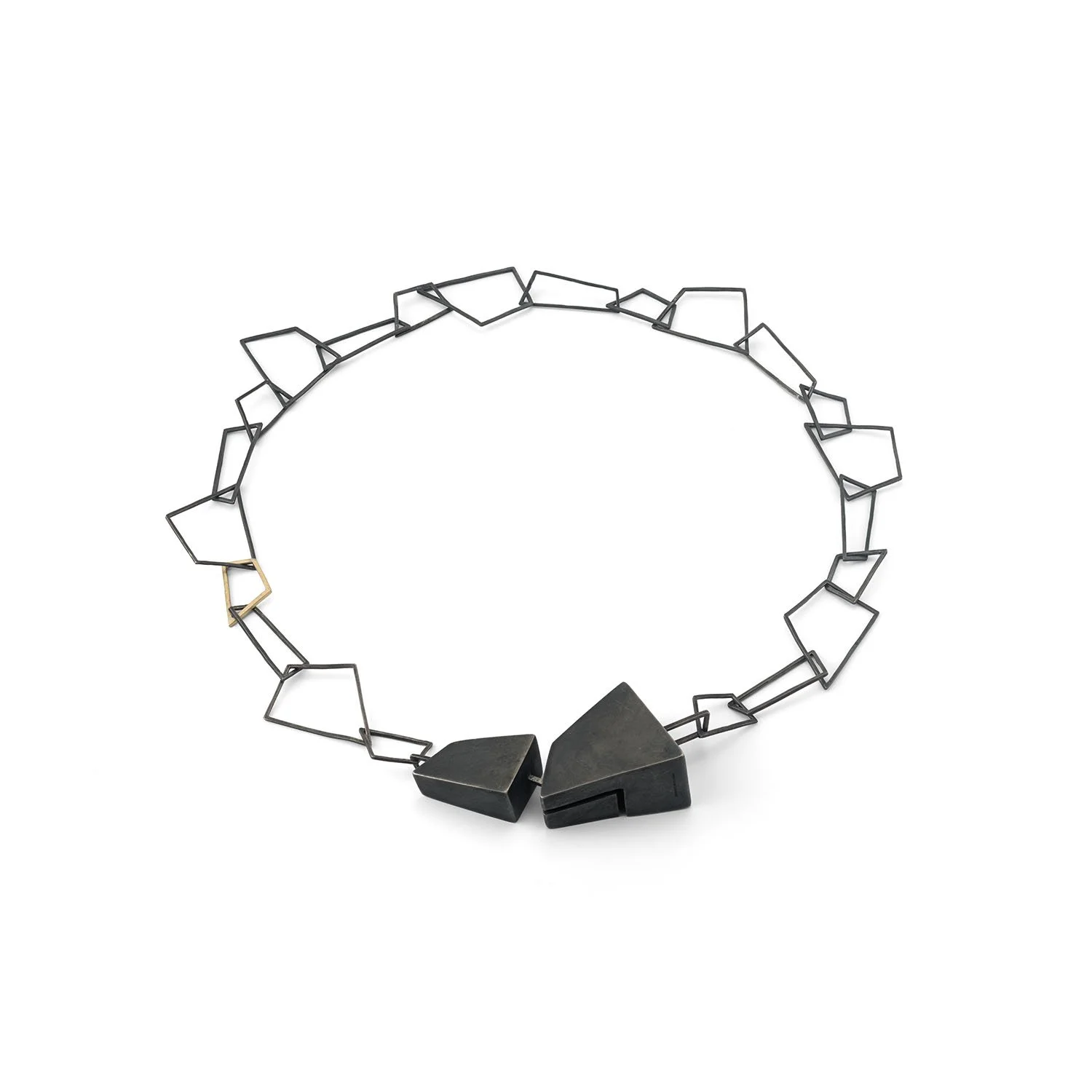 Cityscape Necklace on white background