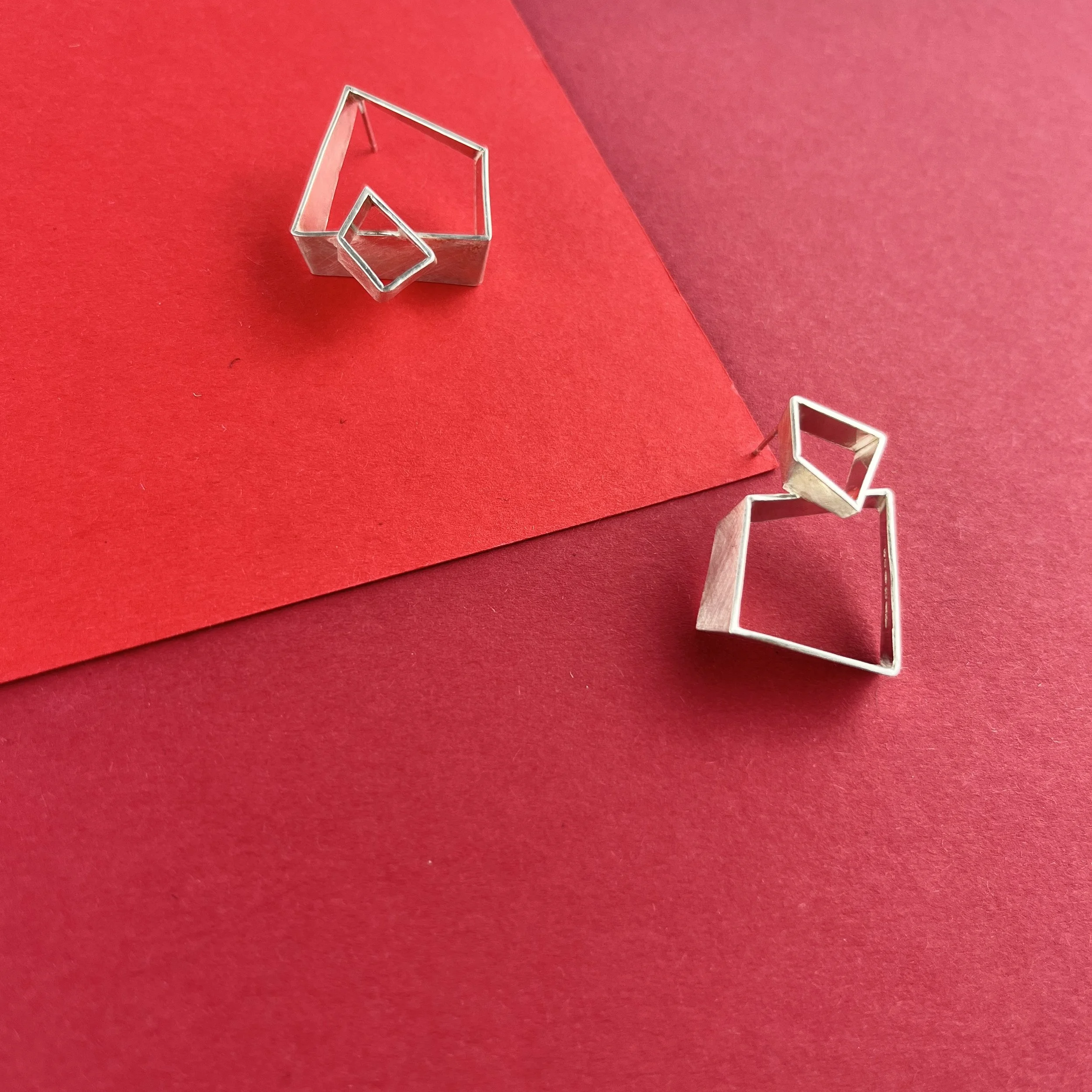 Large Asymmetric Geometric Silver Earrings.jpg