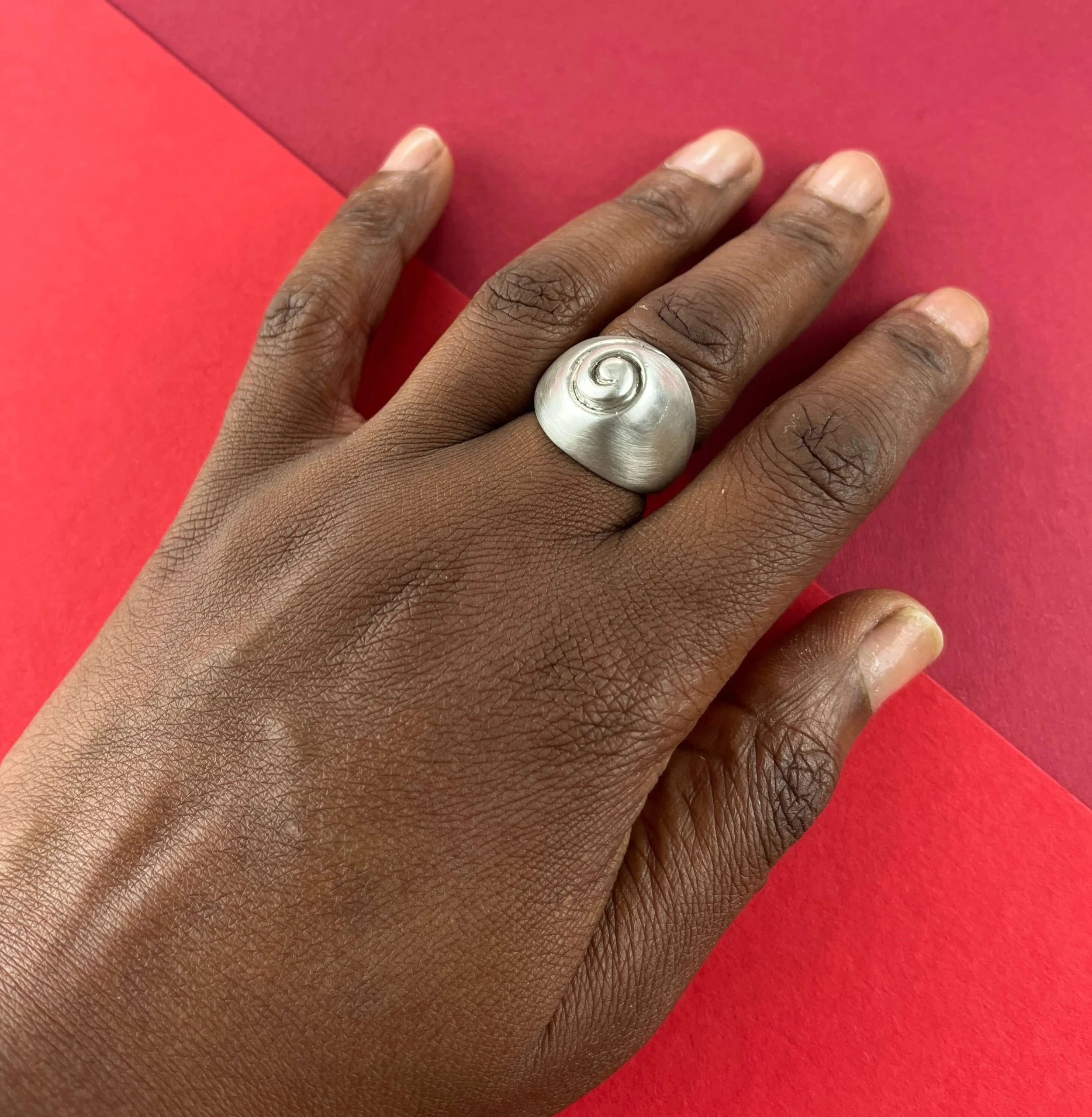 One of a Kind Chunky Silver Ring