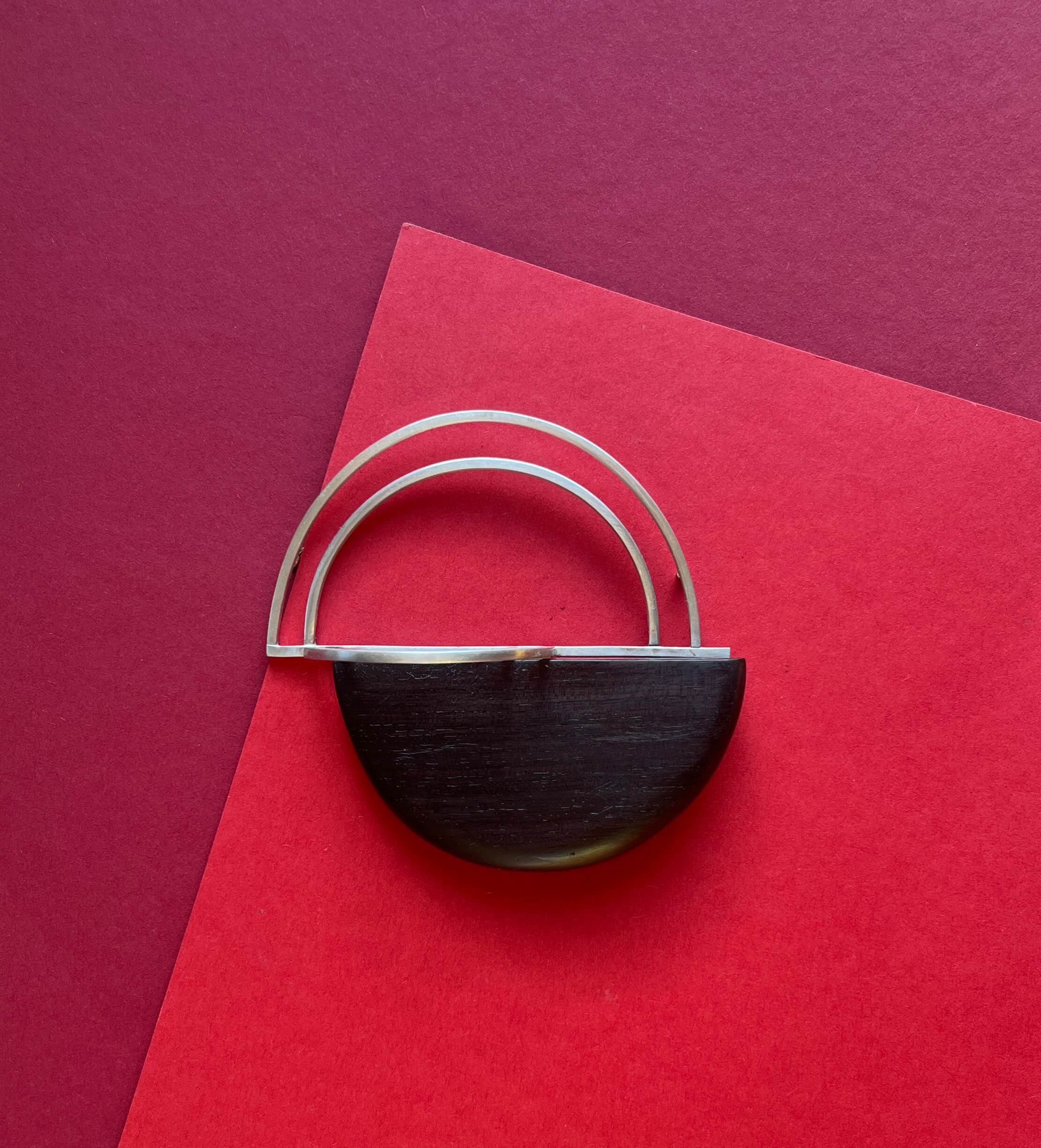 Barbican 'Ebony' Brooch