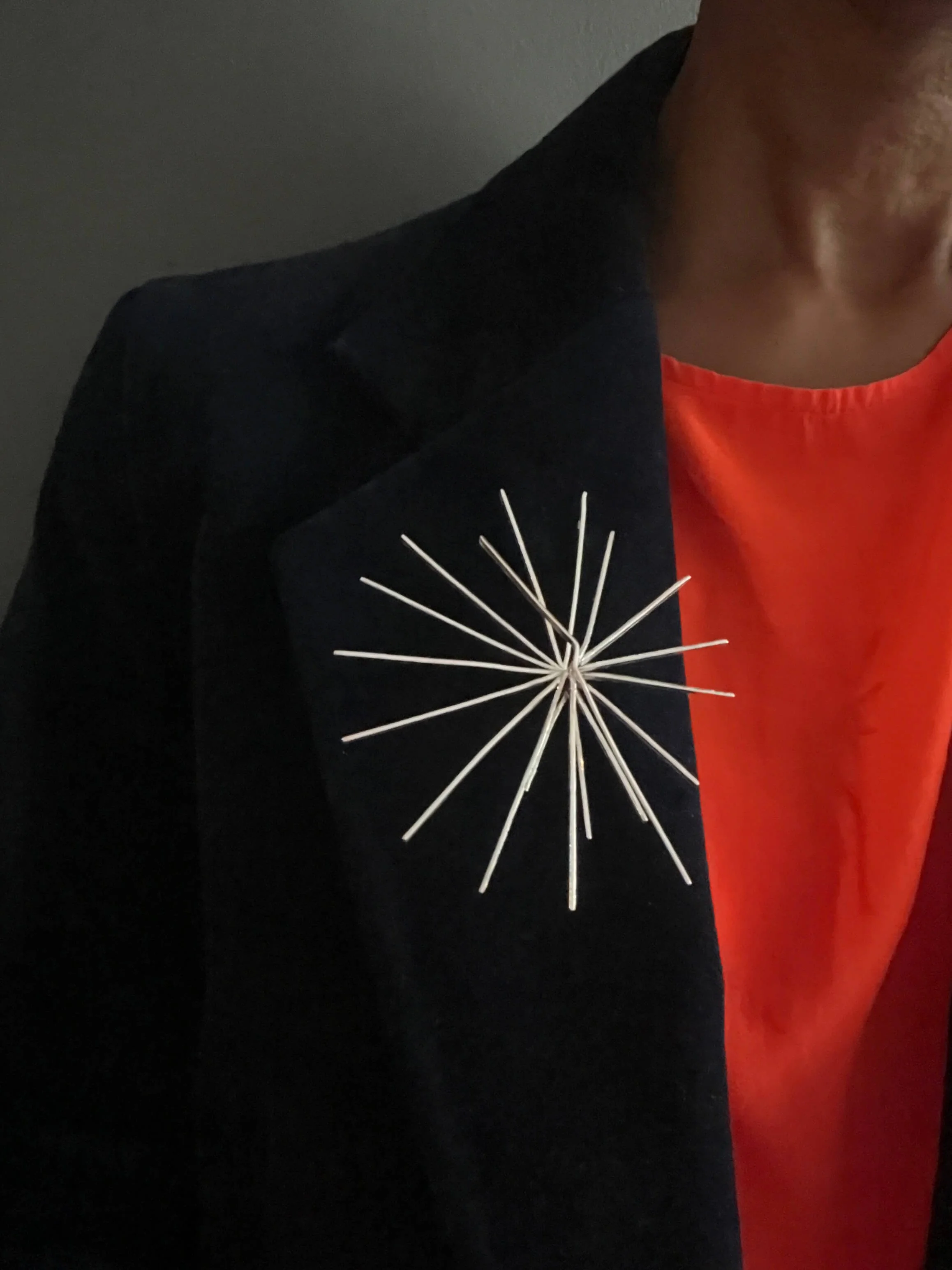 One of a Kind Sterling Silver Brooch