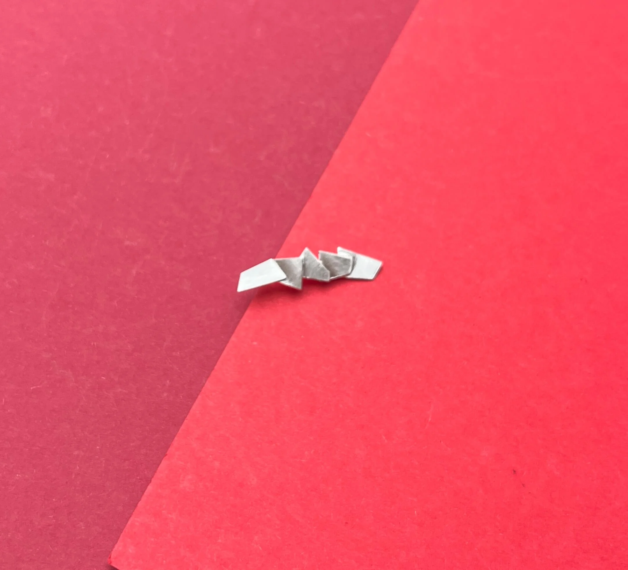 Silver Ear Climber earring