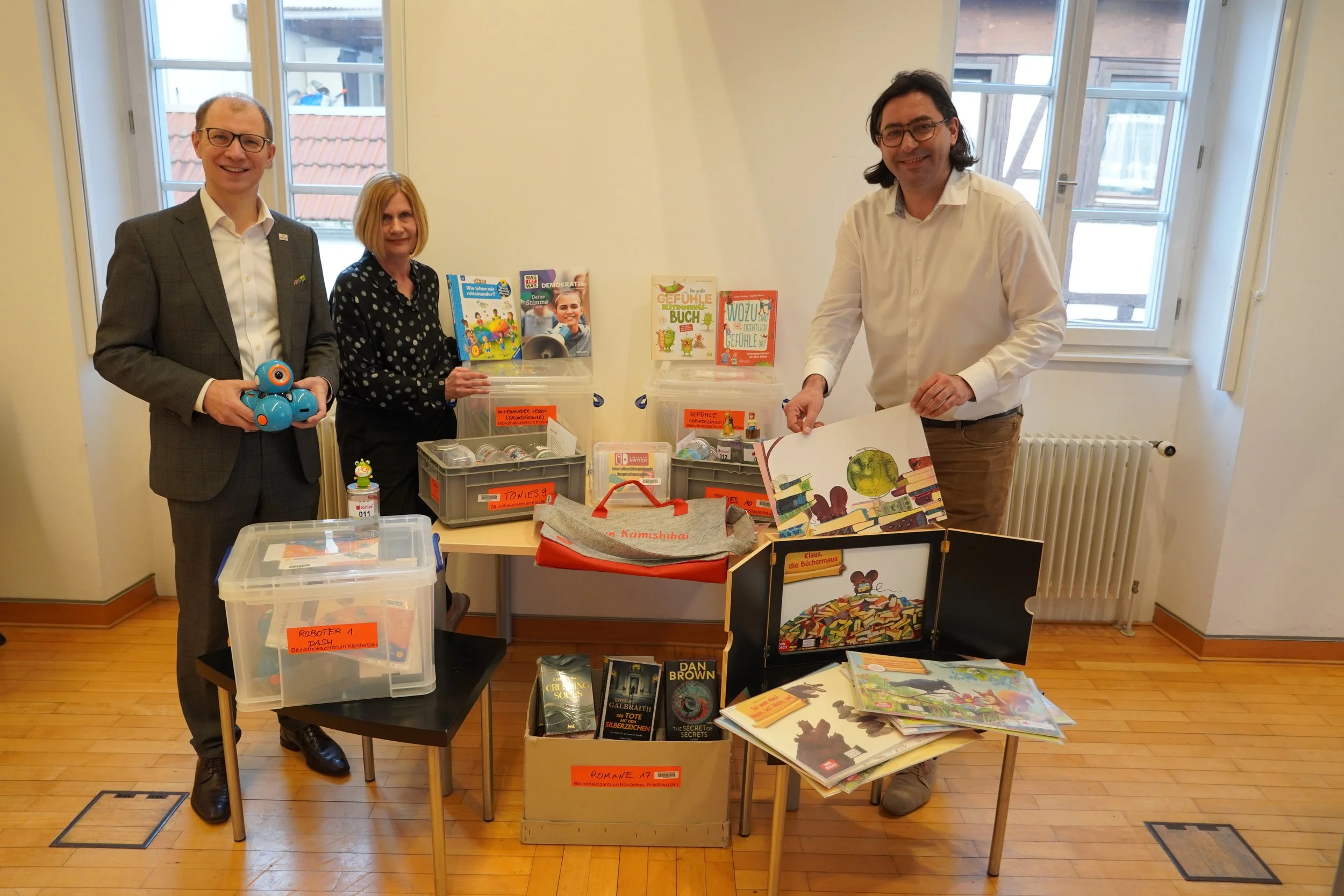 Roboter, „Tonies“ und Konsolenspiele jetzt kreisweit im Bücherei-Verleih