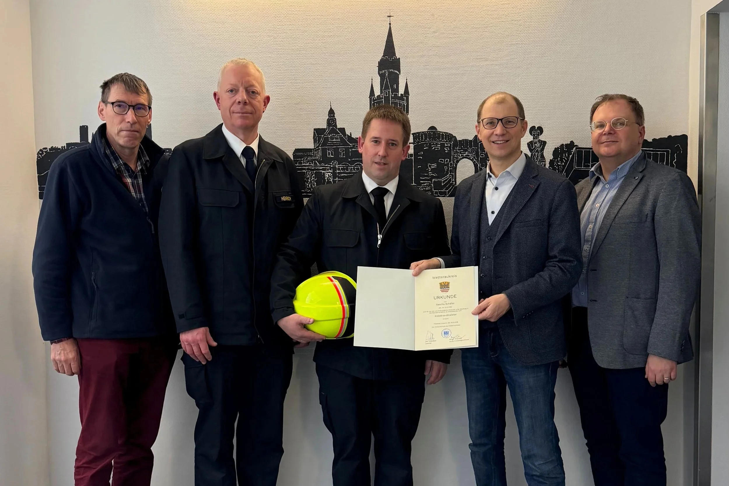 Sascha Schäfer wird neuer Kreisbrandmeister