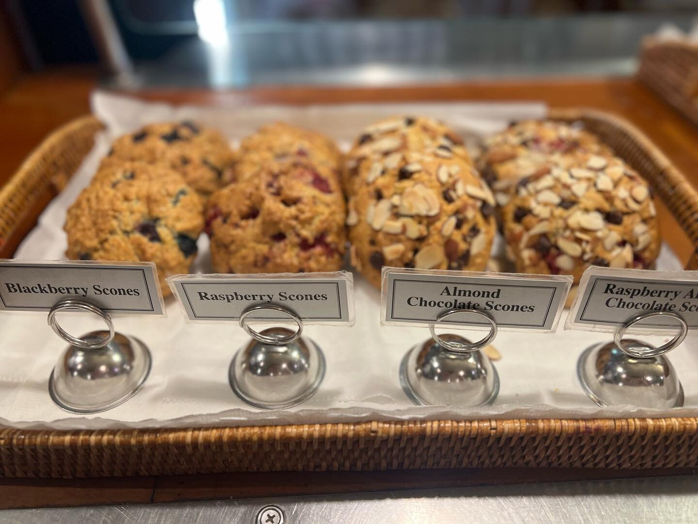 Did you know we bake all our scones from scratch? Come and get &lsquo;em before they are gone!