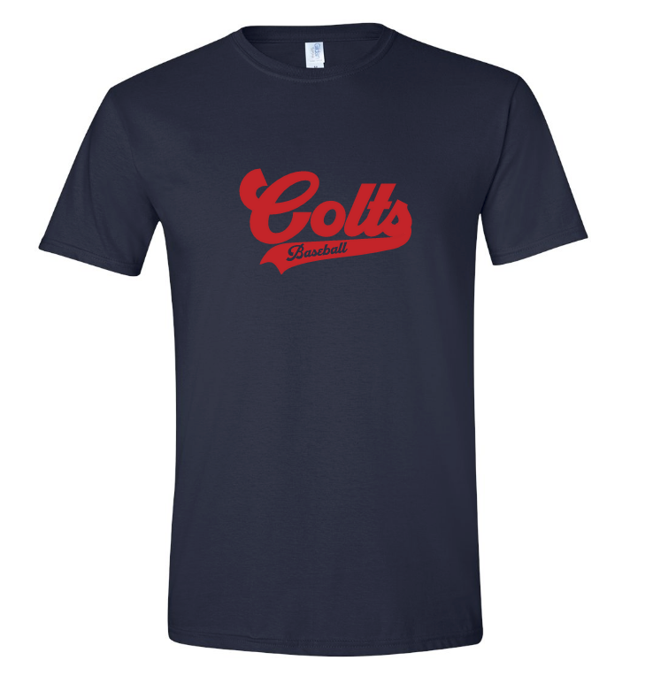 Fan Shirt - Men's Navy SS red colts