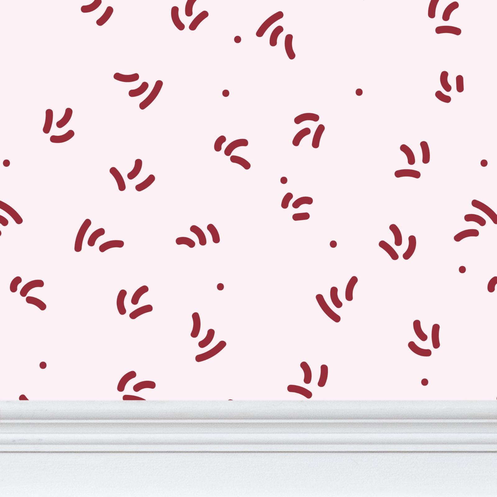 Hen Tracks Wallpaper- Lavender Blush- Ferlyn A Elizaga1.jpeg