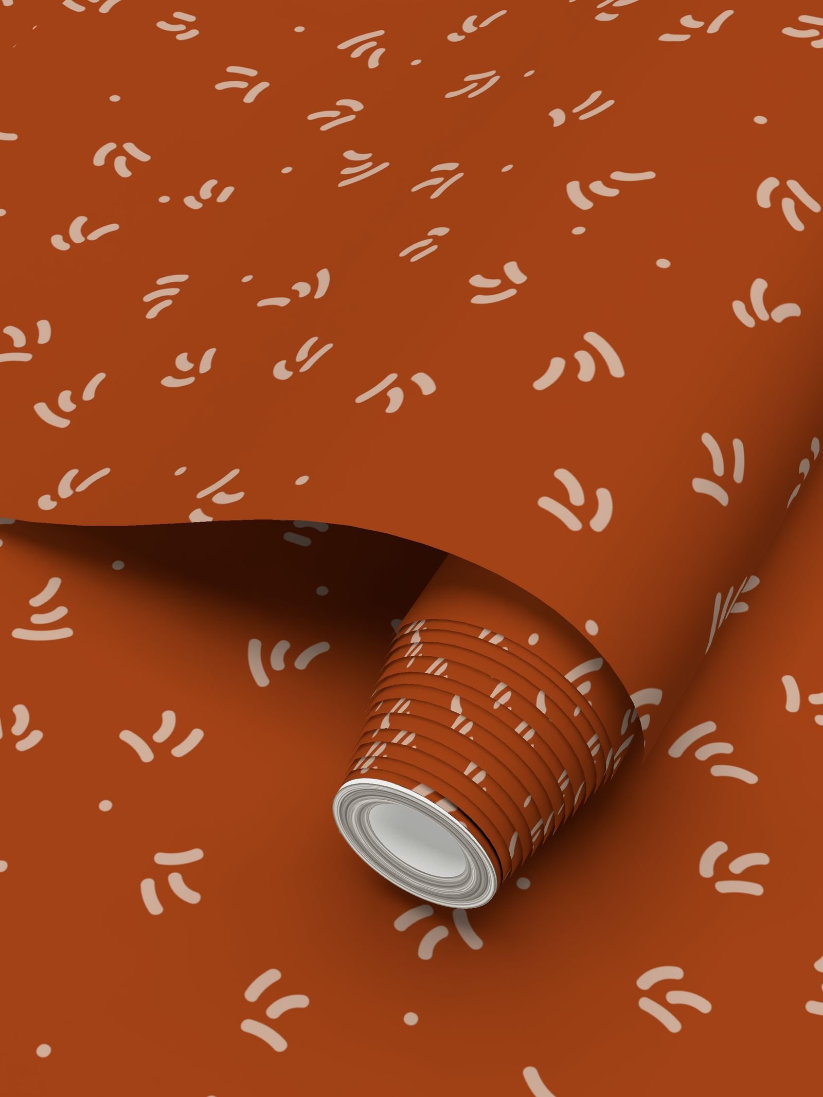 Hen Tracks Wallpaper- Metallic Brown - Ferlyn A Elizaga3.jpeg