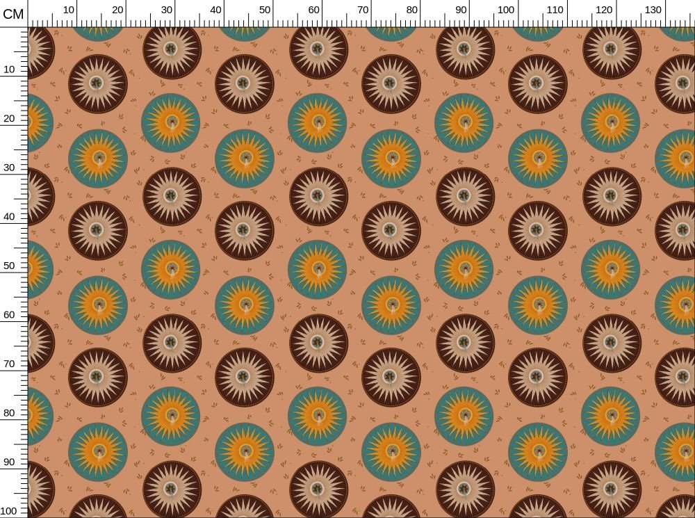 Salakot Cotton Satin Fabric in Desert Sand created by Ferlyn A Elizaga