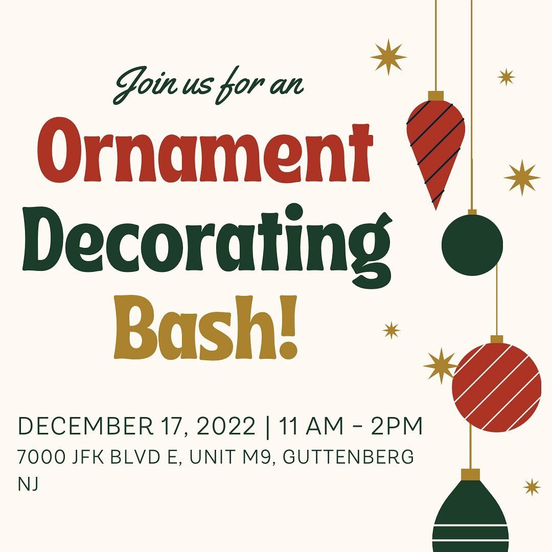 Come see the new office and join in the merriment! We will provide ornaments to decorate and some holiday treats to get in the Christmas spirit 🎄