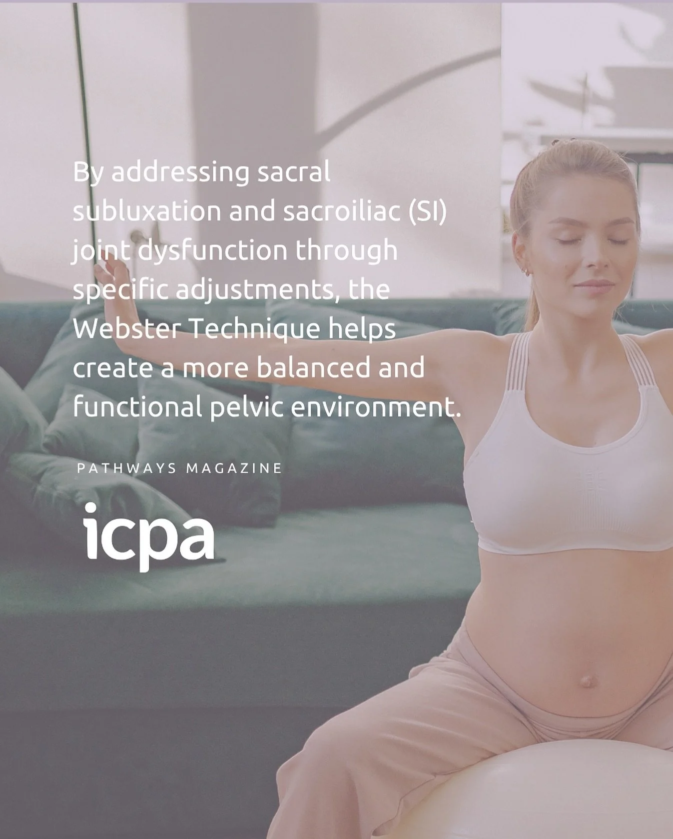 The Webster Technique: a gentle, targeted chiropractic approach designed to support pelvic balance and comfort during pregnancy 🤰✨