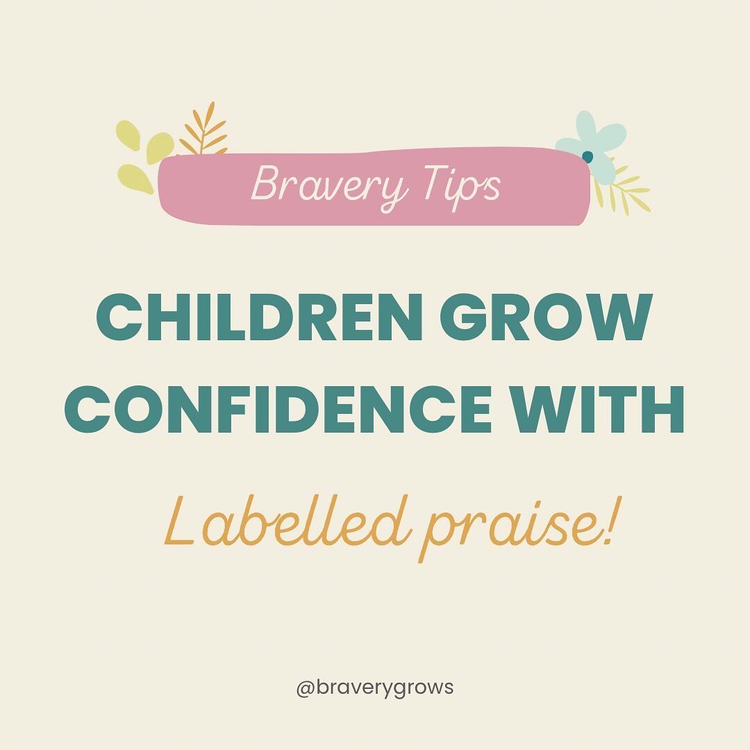 When kids know exactly what they&rsquo;re being praised for, and feel that their progress - no matter how small - is noticed, they feel motivated to keep doing it ✨

These are examples of labelled praise we use with children who (just like Aria, the 