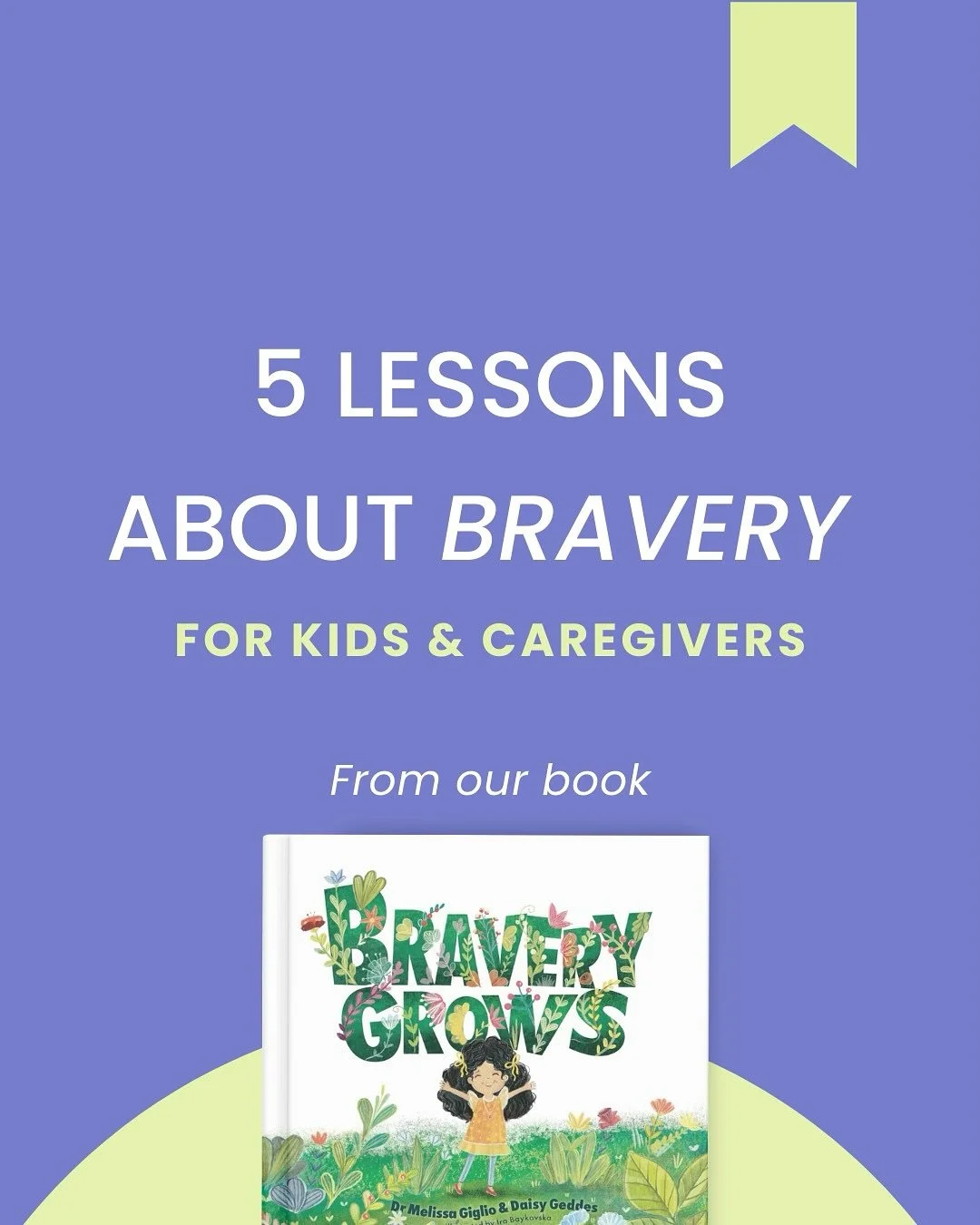 Our children&rsquo;s book helps little ones (and grownups!) rethink bravery in encouraging ways 🌟 Swipe to see 5 lessons about courage embedded in the story!
 
🎉We can&rsquo;t believe we&rsquo;re just days away from the launch of Bravery Grows. We 