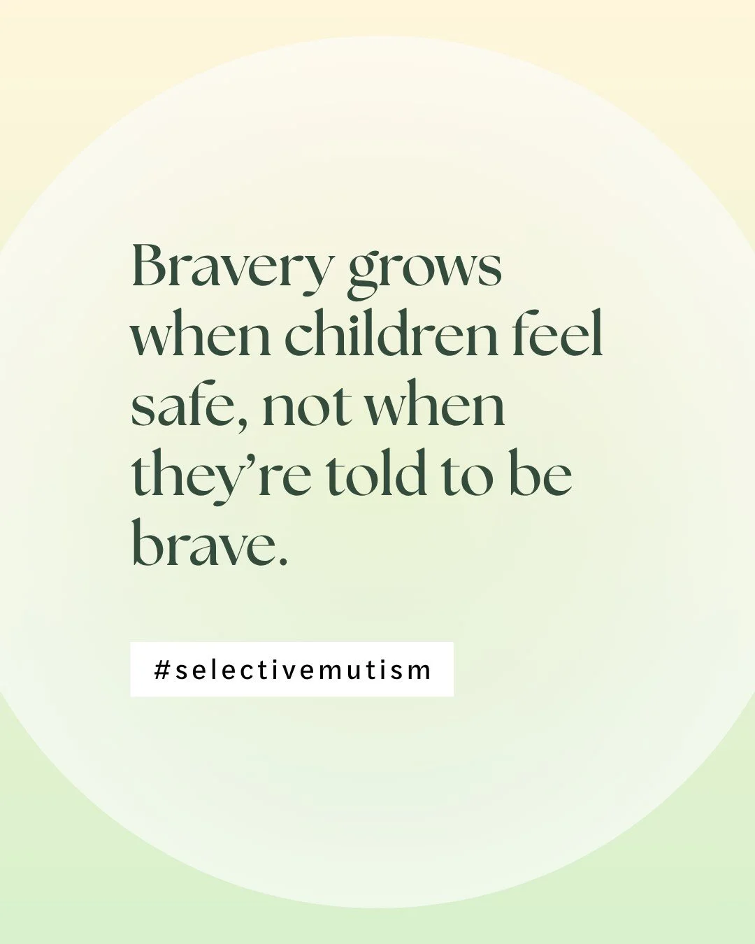 There’s an important difference between telling a child to be brave and reminding them that they already are.
When we say “Be brave” it can sound like a command.
But for a child whose body is flooded with fear, those words can feel