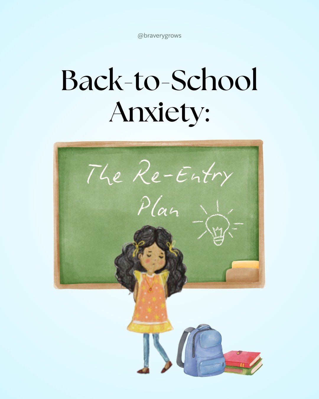 School is back. And for anxious kids, that first day back can feel huge. 🎒💛

Here&rsquo;s why: Winter break disrupted their routine. Their nervous system settled into safety and comfort. Now it has to readjust, and that takes time. 🧠✨

🌱 THE RE-E
